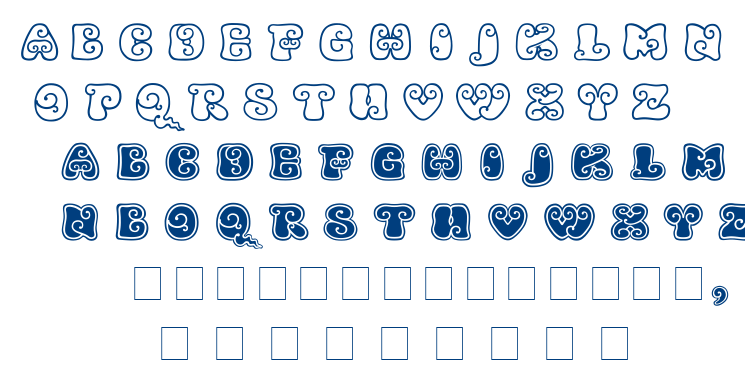 Kingthings Kurllie font