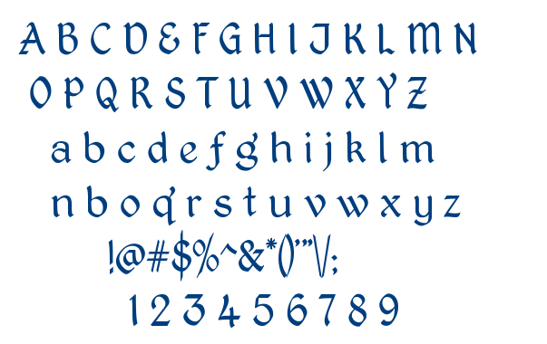 Kingthings Petrock font