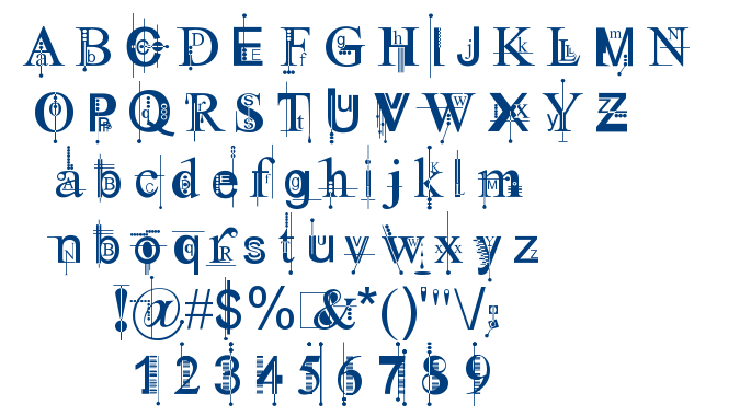 Kingthings Pique’n’meex font
