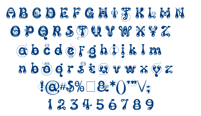 Kingthings Slipperylip font