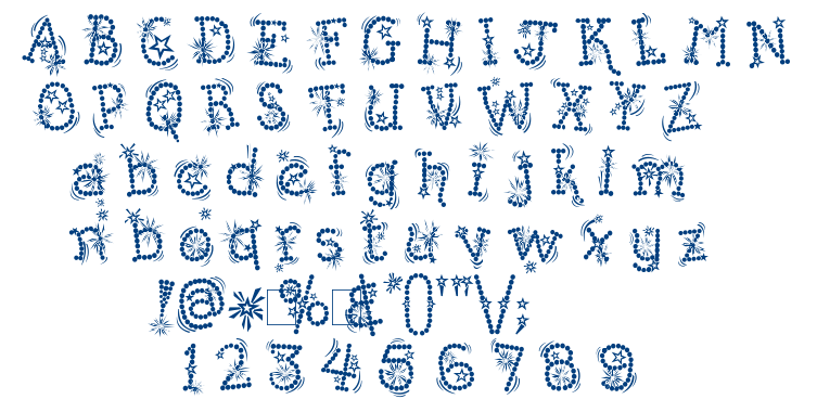 Kingthings Whizzbang font