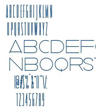 Taller Evolution font