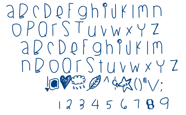 Blackberry Blues font