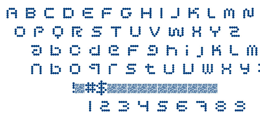 Circle Pixels font