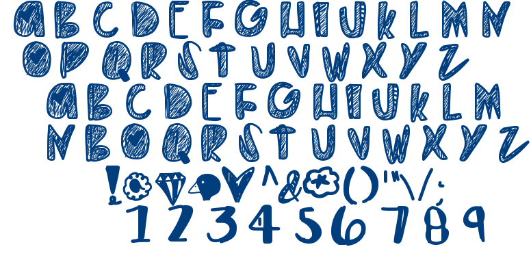 Every thing Gold font