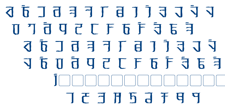 Exodite font