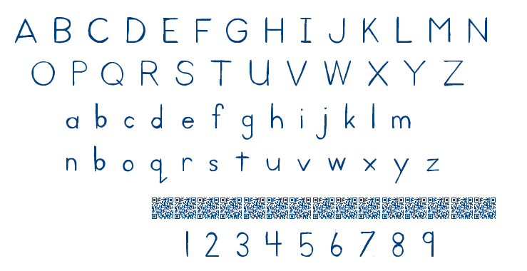 Kid Print font