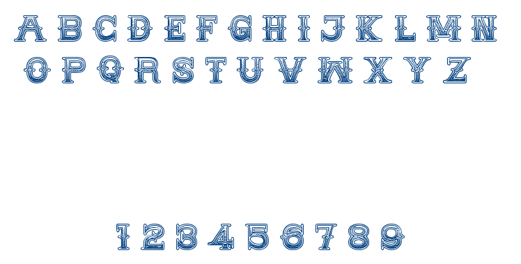 MEDICINE SHOW CAPS font