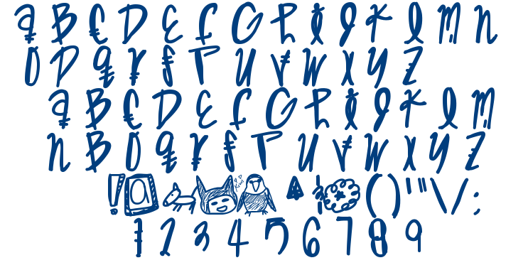 Moon Pie font