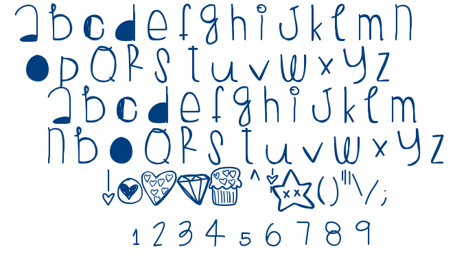 Peanut Butter Jelly font