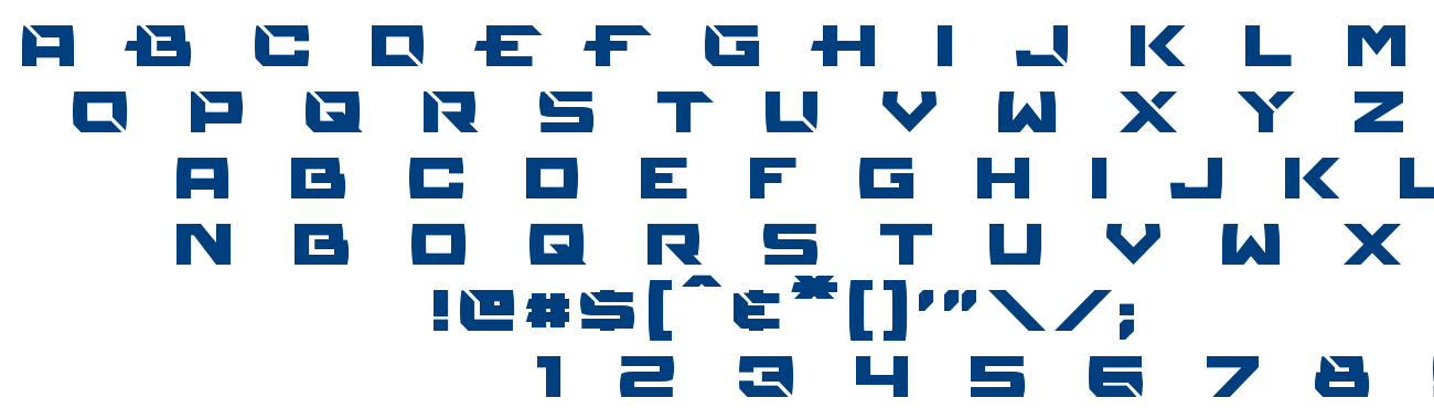 Reconstruct font