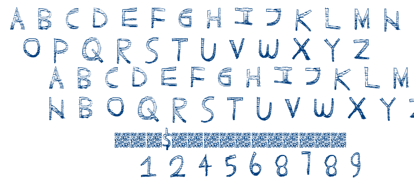 Scratchy Fun font