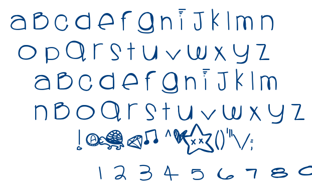 Sprinkles colors font