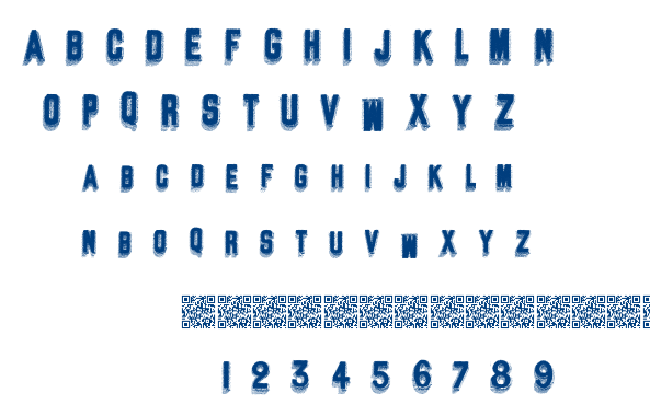 Standard Header font