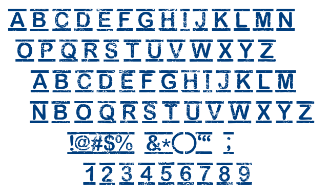TOP SECRET font