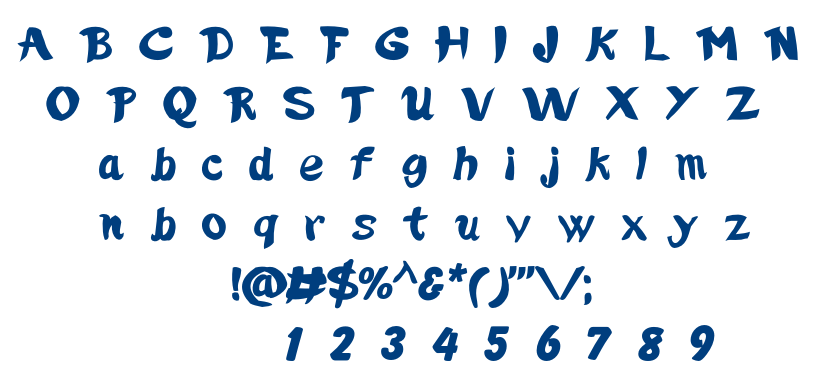 Un Americano A Parigi font