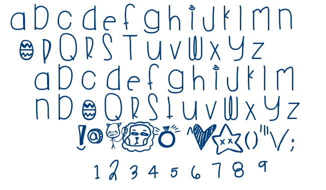 Young Folks font