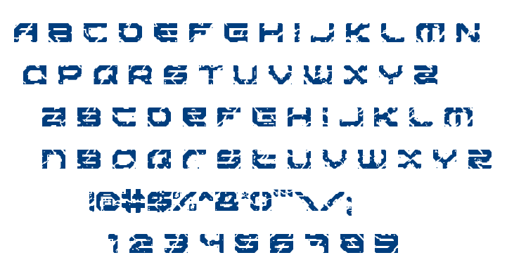 Sector 017 font
