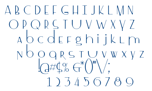 SS Drebeden font
