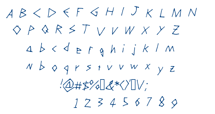 TriDoom2 font