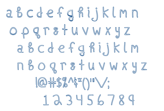 Ships In The Night font