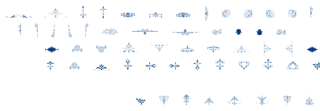 Soft Ornaments Nine font