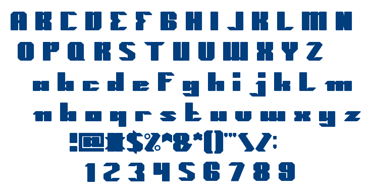 High Speed font