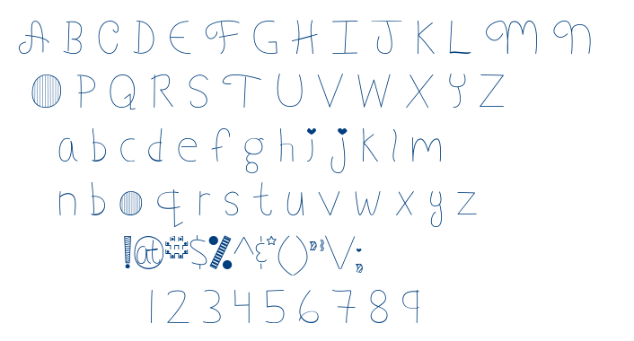 My Font Addiction font
