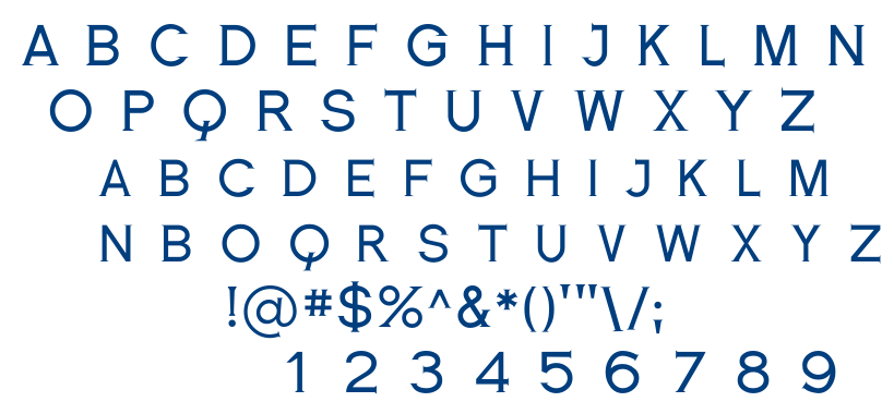 Romanesque Serif font