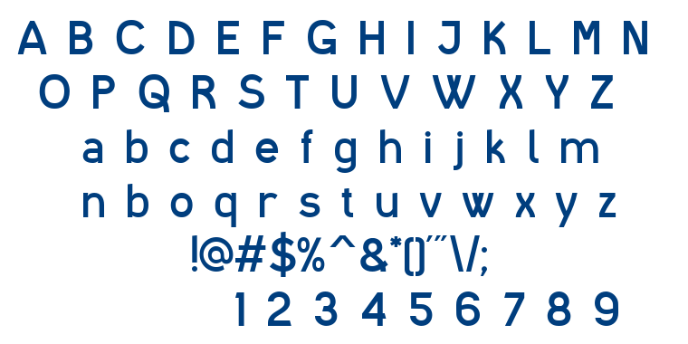 I shot the Serif font