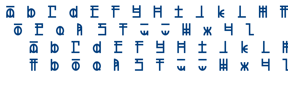 Defeated font