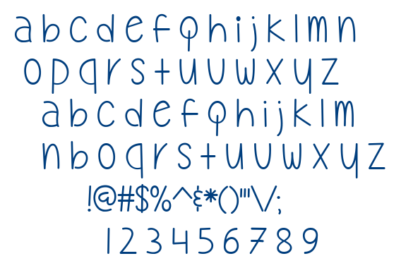 My Oh My font