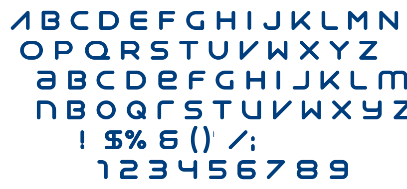 Syntha font