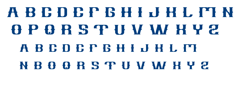 Vintage POSTCARD font