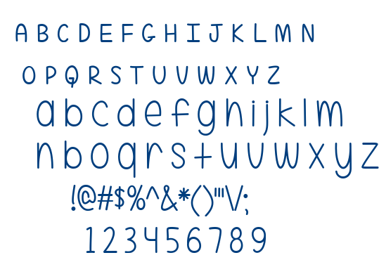 A Little Mixed Up font