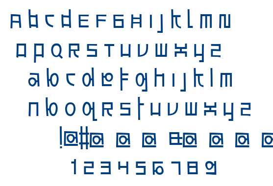 Awesome South Korea font