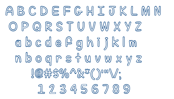 Fill Me With Color font