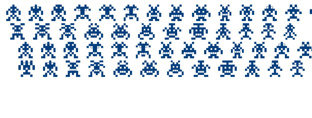 Binary Soldiers font