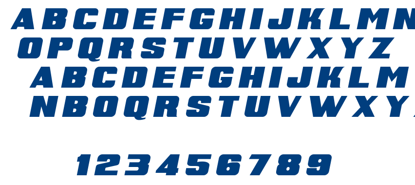 Super Retro M54 font