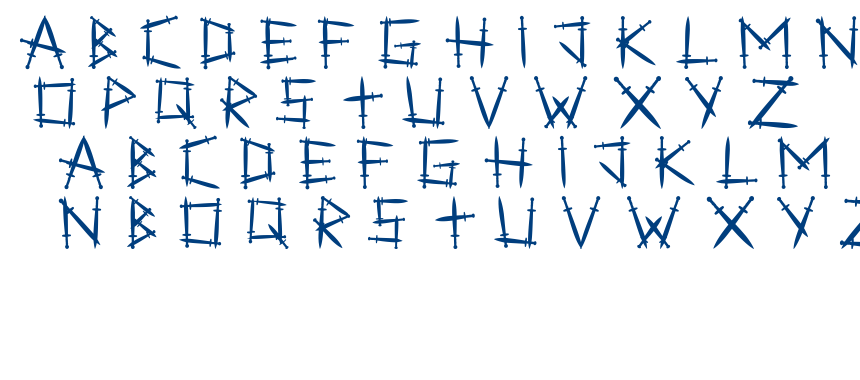 Swordlings font