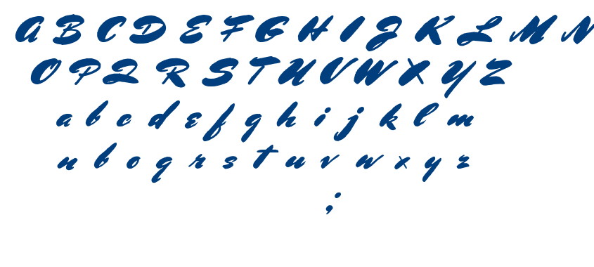 Bluelmin Ronald font