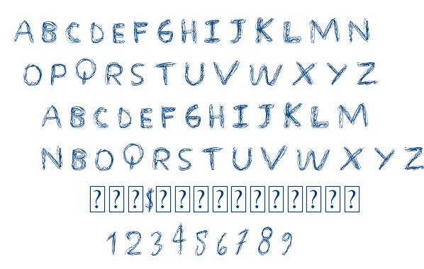 Over Scribble font