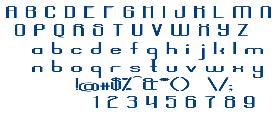 Aposiopesis Dwarfed font