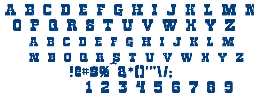 Rough Knight font