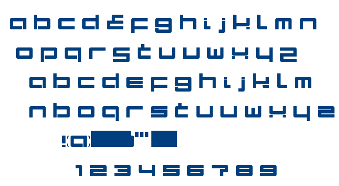 Terminal LDR font