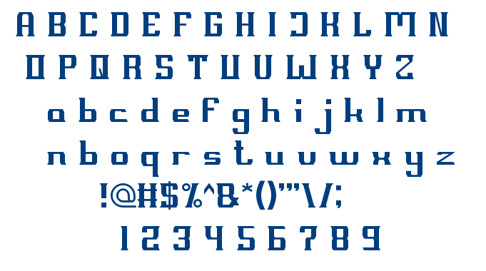 MILLENIUM 3 font
