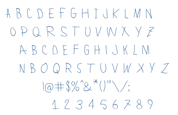 Lamiar font
