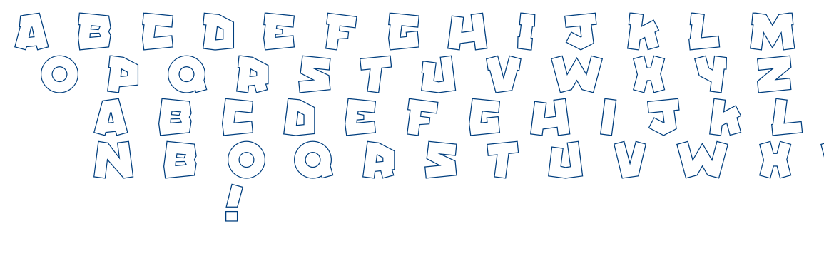 Stick font