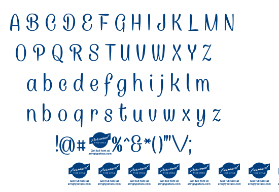 Caneletter Sans font