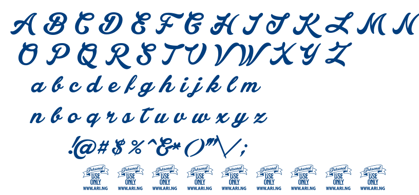 Lakesight font